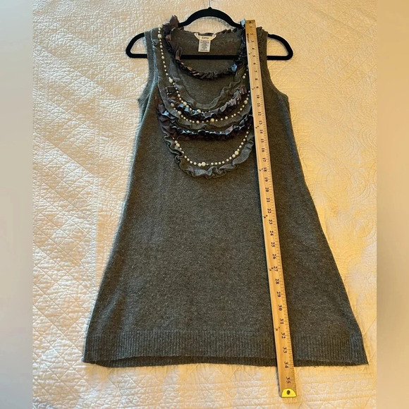 Esley Sleeveless Sweater. Bling. Satin. Pearls. Major Maximalism. - Picture 5 of 5